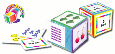 Beginning Math Roll & Learn Pocket Cubes