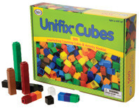 500 Unifix Cubes, Assorted Colors