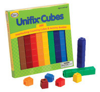 100 Unifix Cubes, Assorted Colors