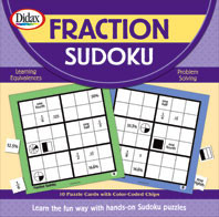 Fraction Sudoku Hands-On Sudoku Puzzles