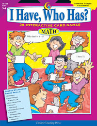 I Have, Who Has? Math: Grades 3-4