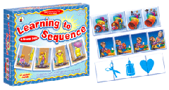 Learning to Sequence: 4-Scene Board Game
