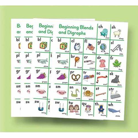 Beginning Blend and Digraph Sound Cards (10-pack)