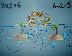 Doing math with dolphins makes this learning activity a LOT more fun for your kids!