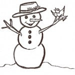 SnowManBlkWhiteSmall