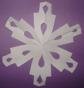 9. Open the snowflake.